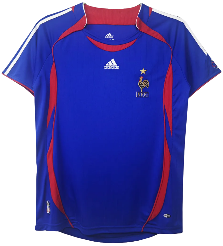 Camisa I Seleção da França 2006 Adidas retro 